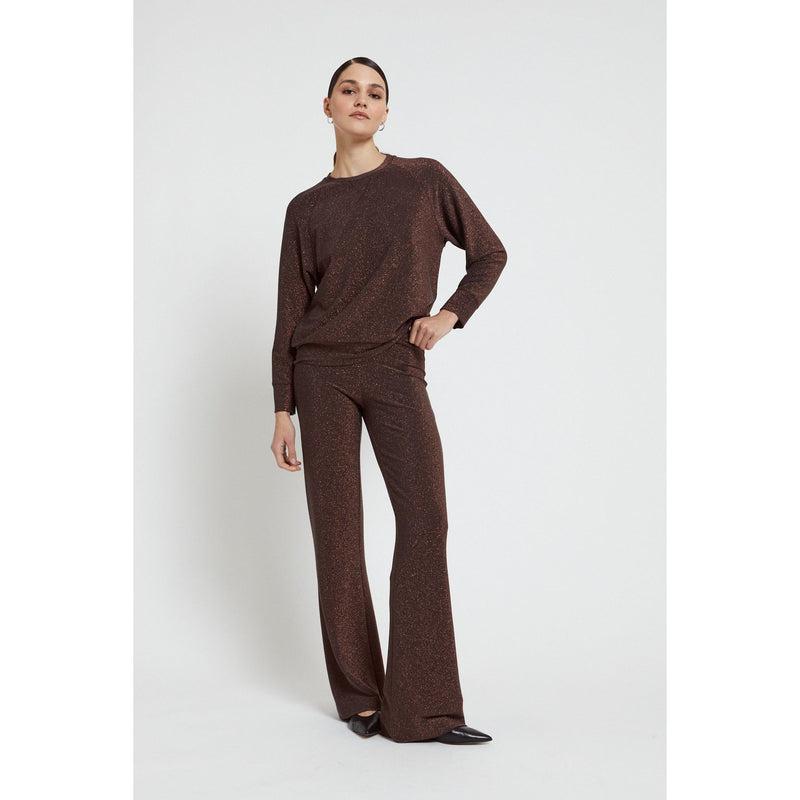 Sara Viscose Sweater Shirt Brown