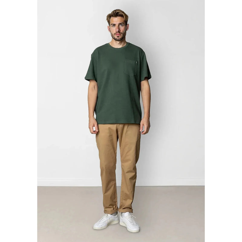 Clean Cut Copenhagen Calton Structured Tee Green