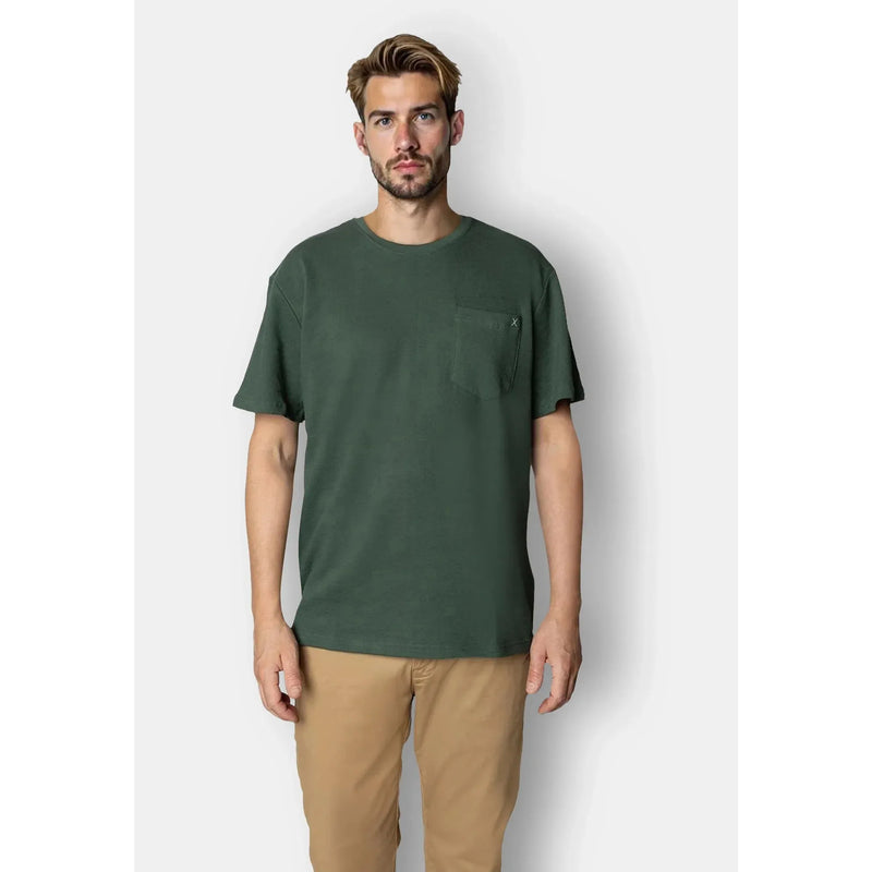 Clean Cut Copenhagen Calton Structured Tee Green