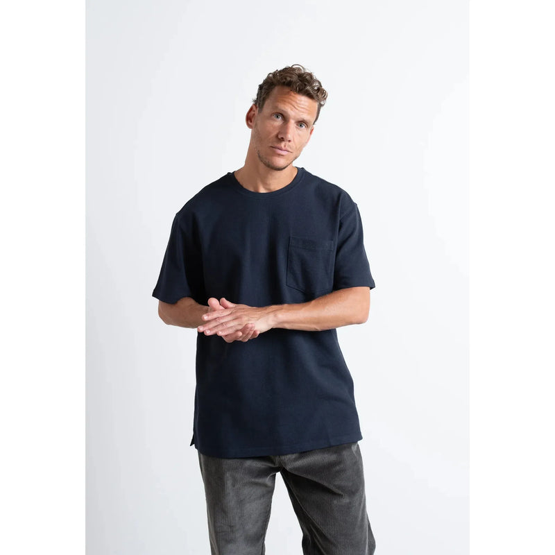 Clean Cut Copenhagen Calton Structured Tee Navy