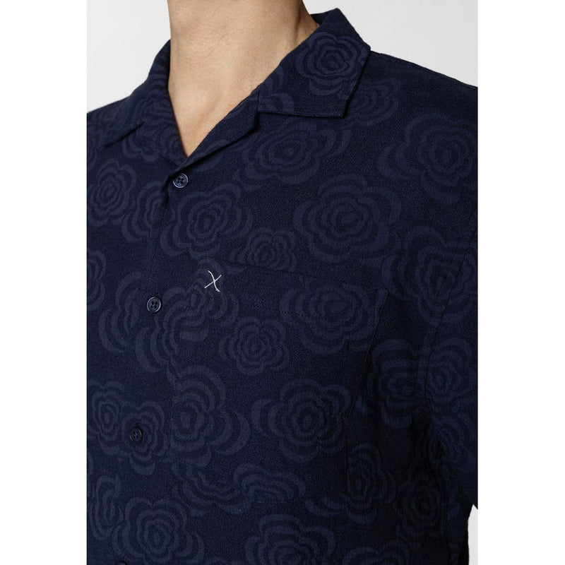 Clean Cut Copenhagen Bowling Carter Shirt Navy
