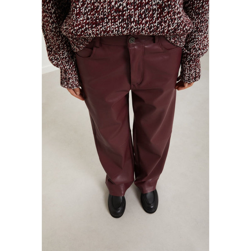 Palazzo Trousers Burgundy