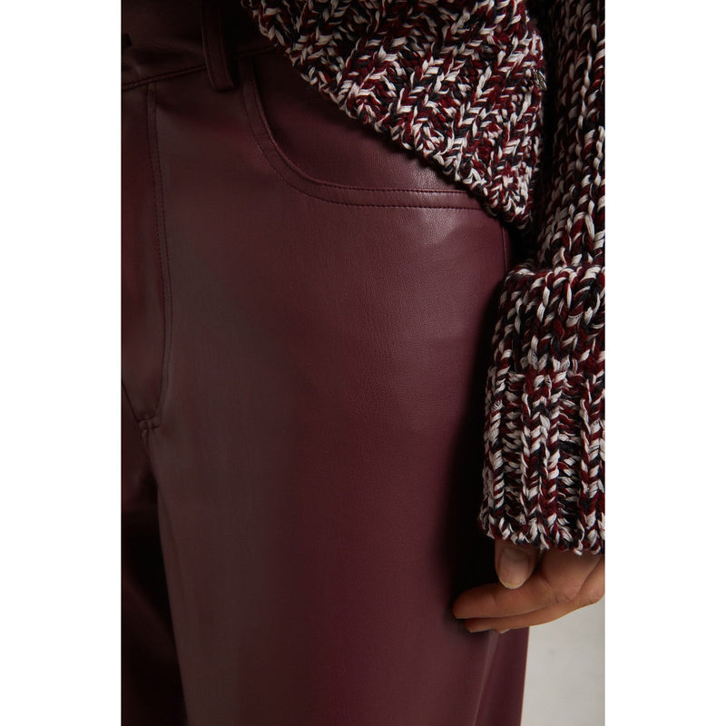Palazzo Trousers Burgundy