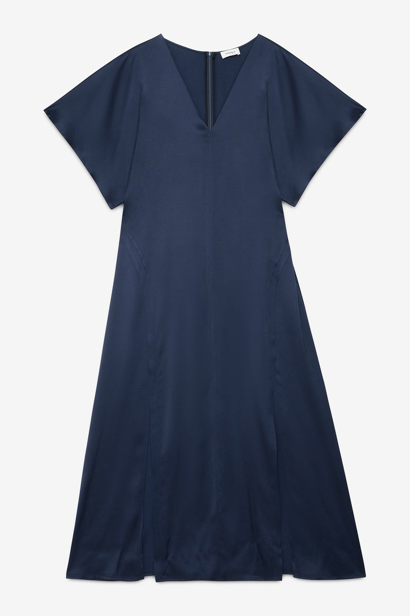 V-Neck Viscose Dress Night