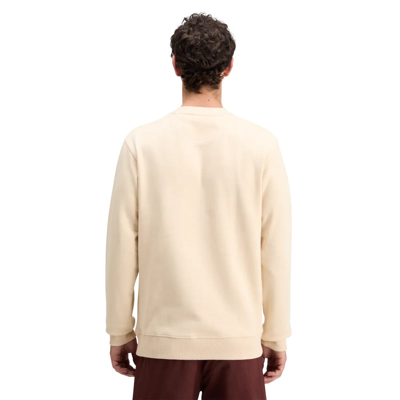 Scotch and Soda Essential Logo Badge Crew Ecru
