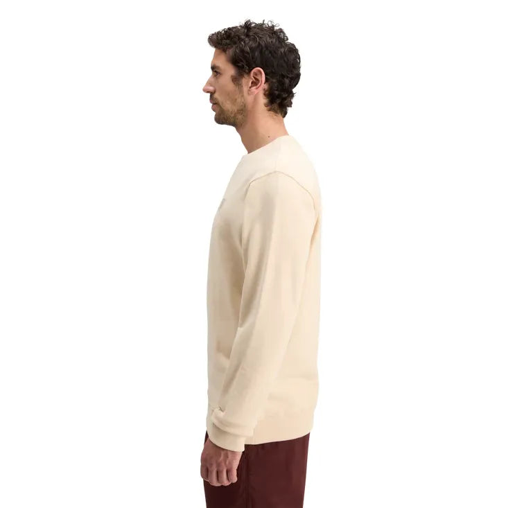 Scotch and Soda Essential Logo Badge Crew Ecru