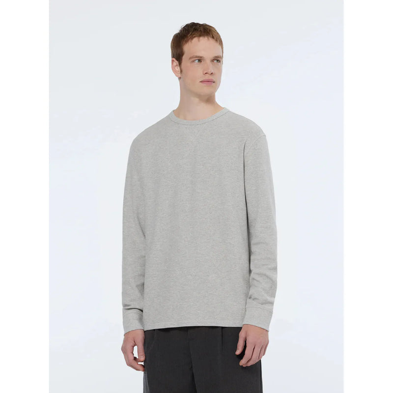 Scotch & Soda Long Sleeve Waffle Tee Grey