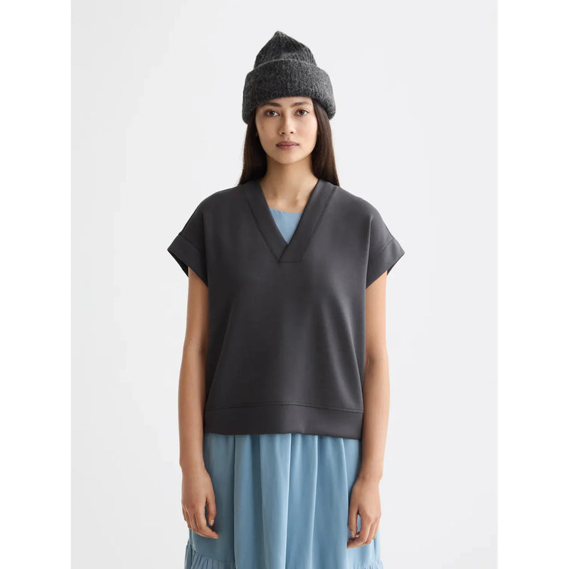 Sleeveless Sweatshirt Charcoal