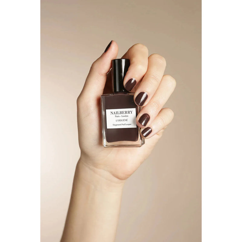 Hot Coco Chocolate Brown Breathable Nail Polish