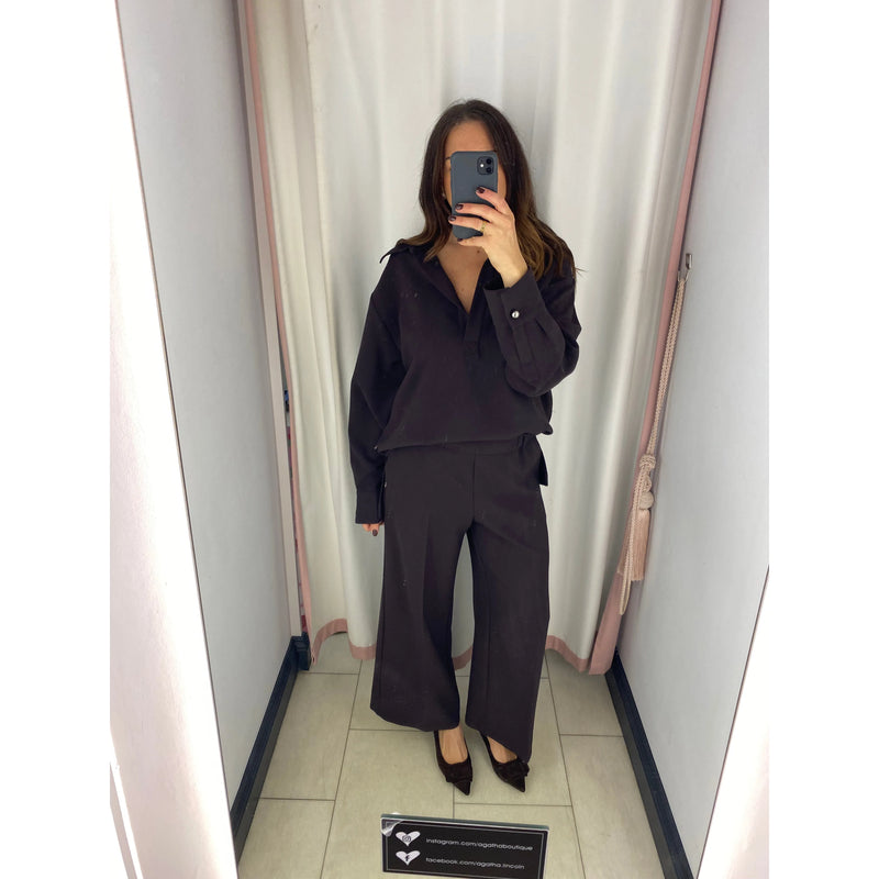 Sofia Pull On Trousers Brown