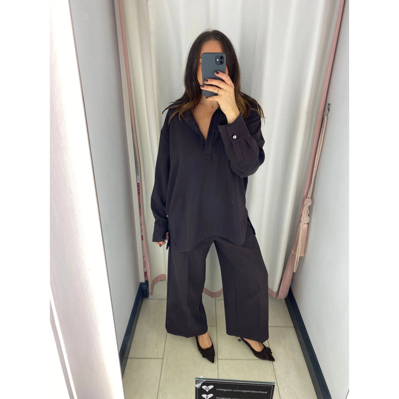Sofia Pull On Trousers Brown
