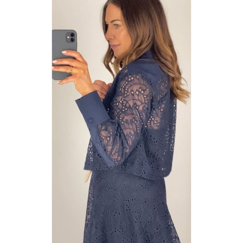 Ciop Jacket + Calla Dress Set Navy