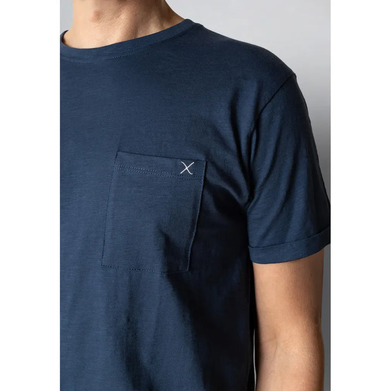 Kolding Organic Tee Largo Blue