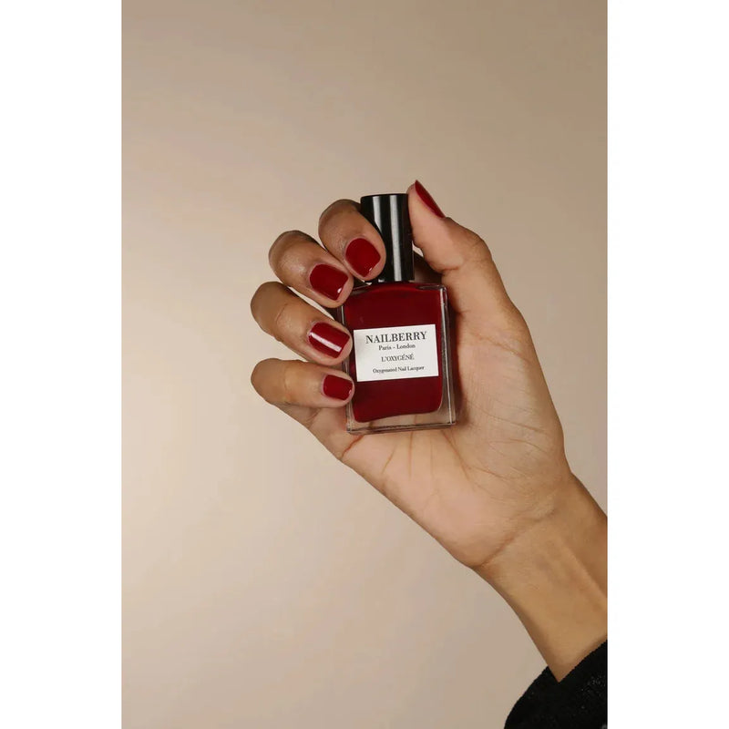 Le Temps Mulberry Red Breathable Nail Polish