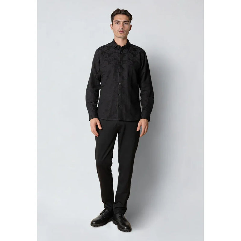 Malvin Jaquard Shirt Black