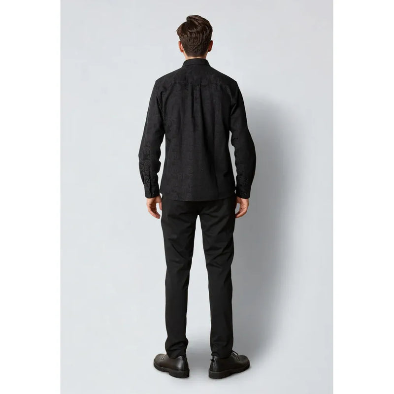 Malvin Jaquard Shirt Black