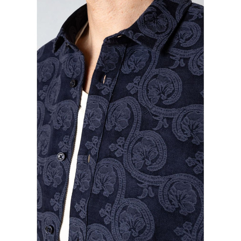 Malvin Jaquard Shirt Navy