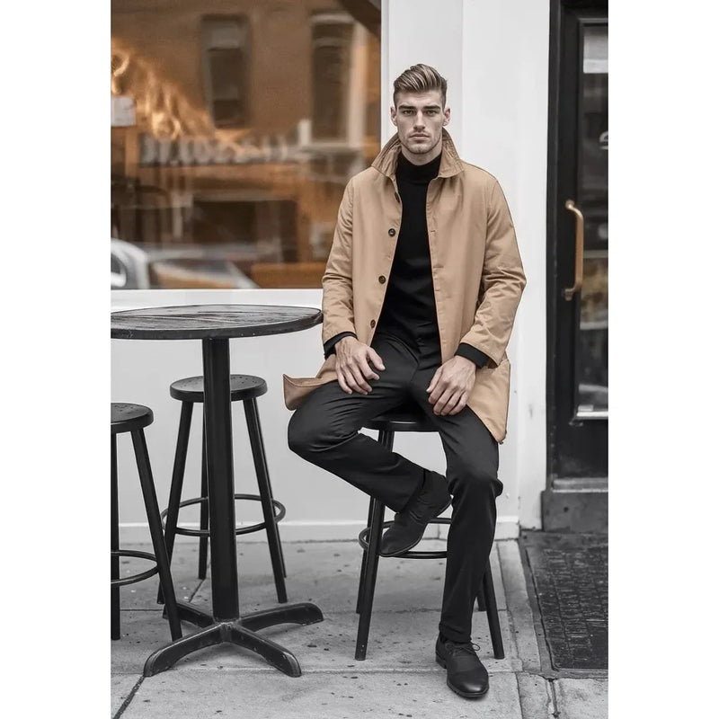 Clean Cut Copenhagen Martin Coat Khaki