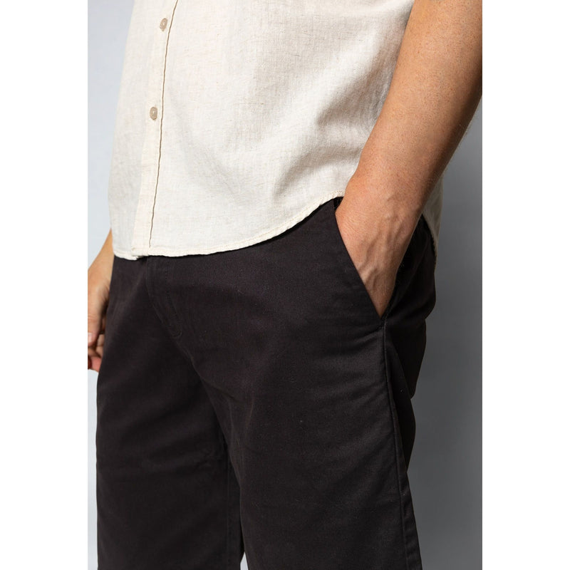 Clean Cut Copenhagen Milano Twill Short Black