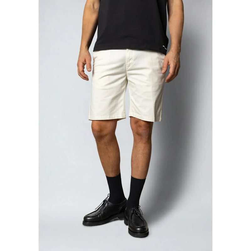 Clean Cut Copenhagen Milano Twill Short Ecru