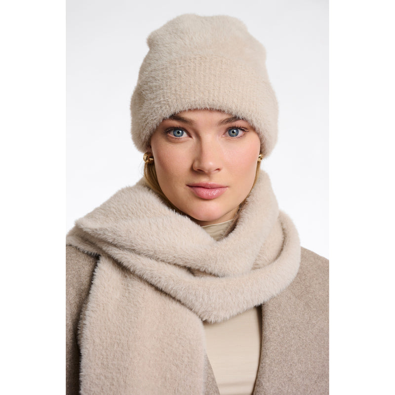 Nadine Knitted Beanie Taupe