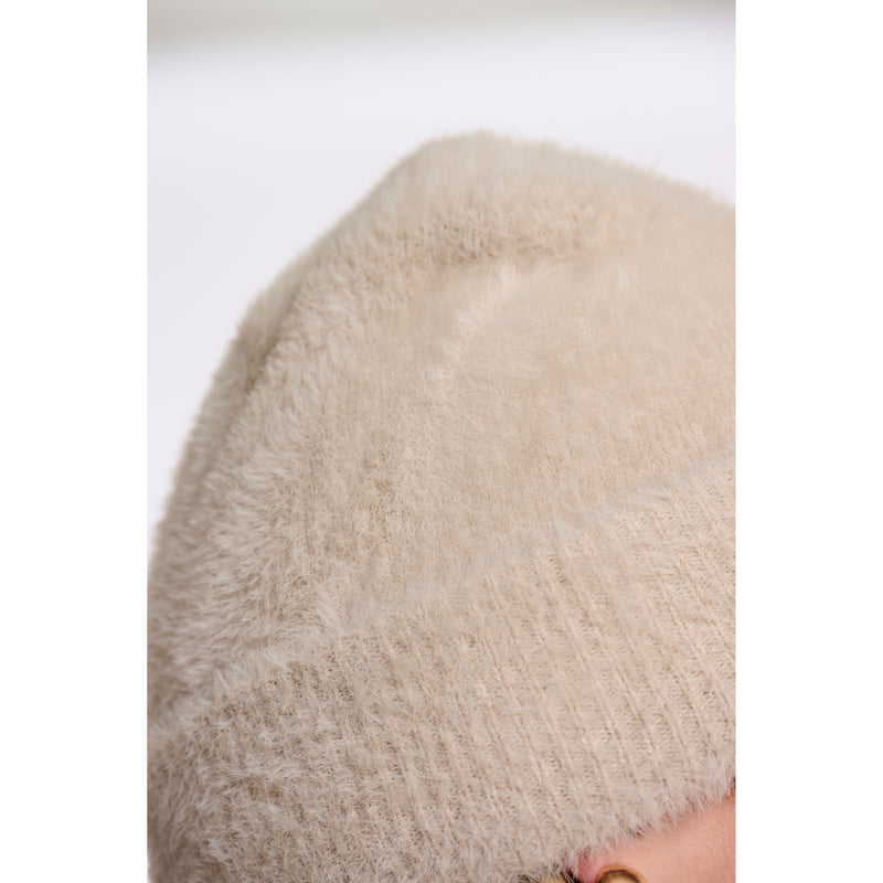 Nadine Knitted Beanie Taupe