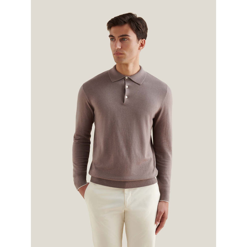 Knitted Long Sleeve Brown