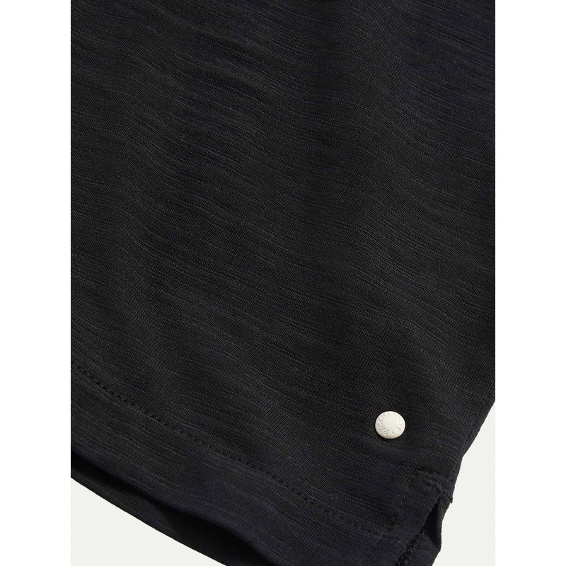 Long Sleeve Jersey Polo Black