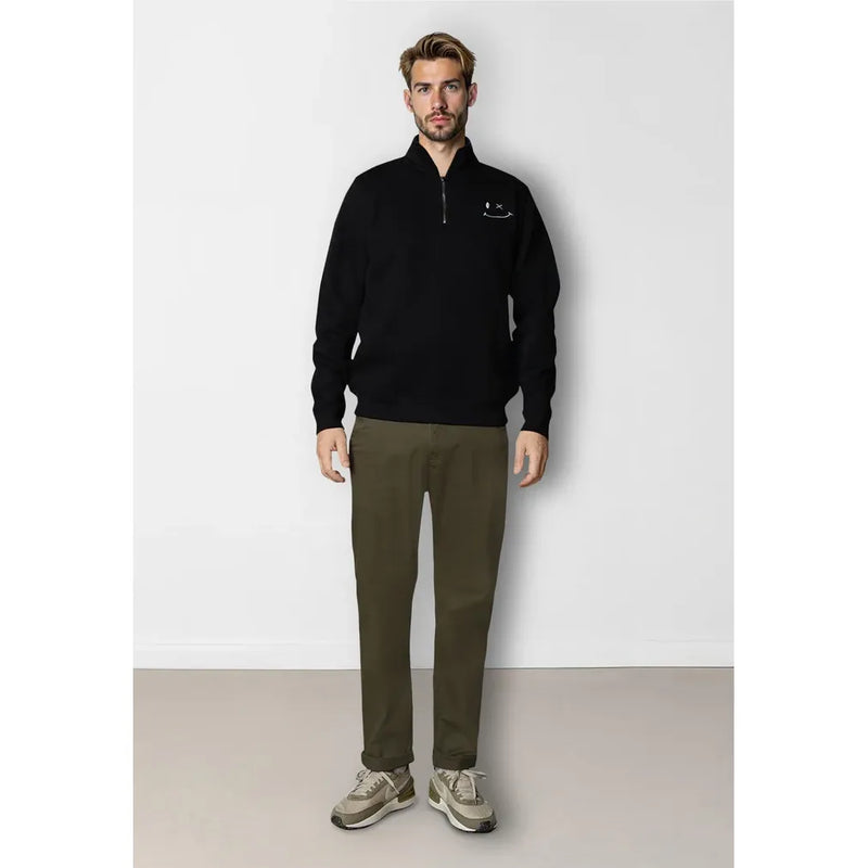 Patrick Half Zip Black