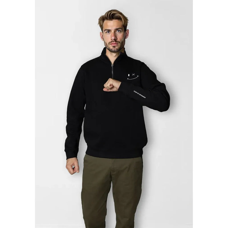 Patrick Half Zip Black