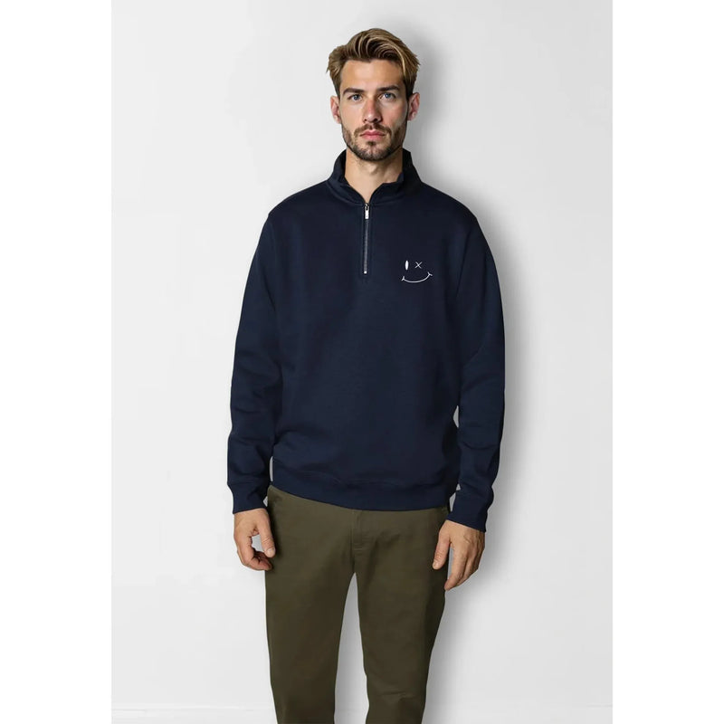 Clean Cut Copenhagen Patrick half-Zip Navy