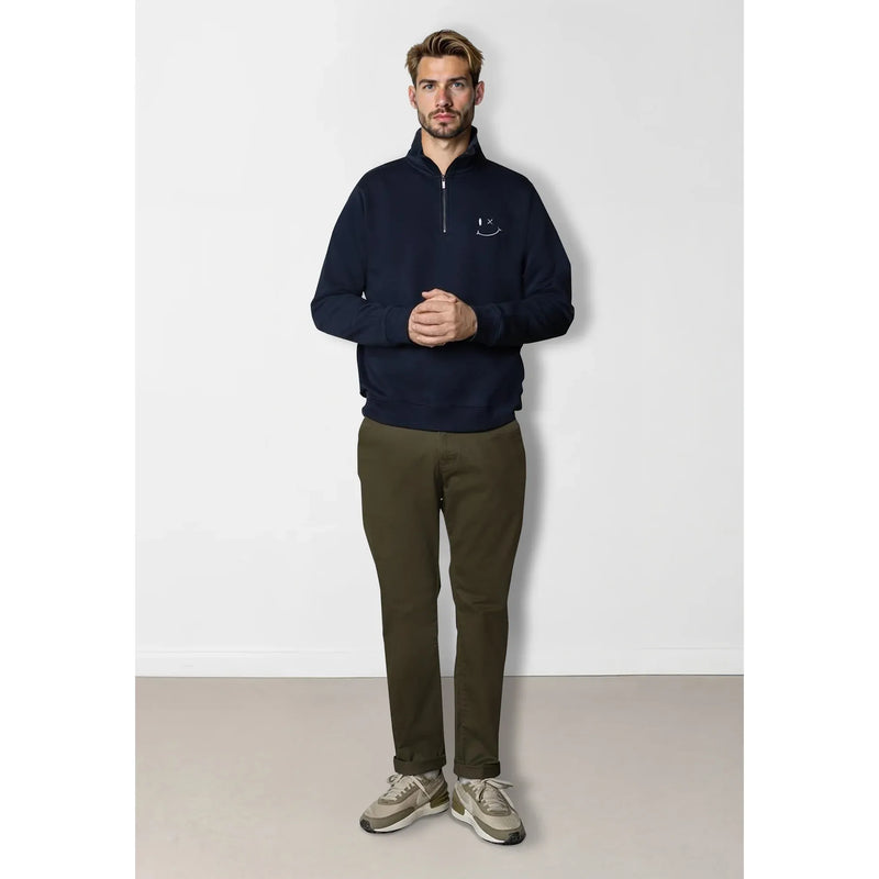 Patrick Half Zip Navy