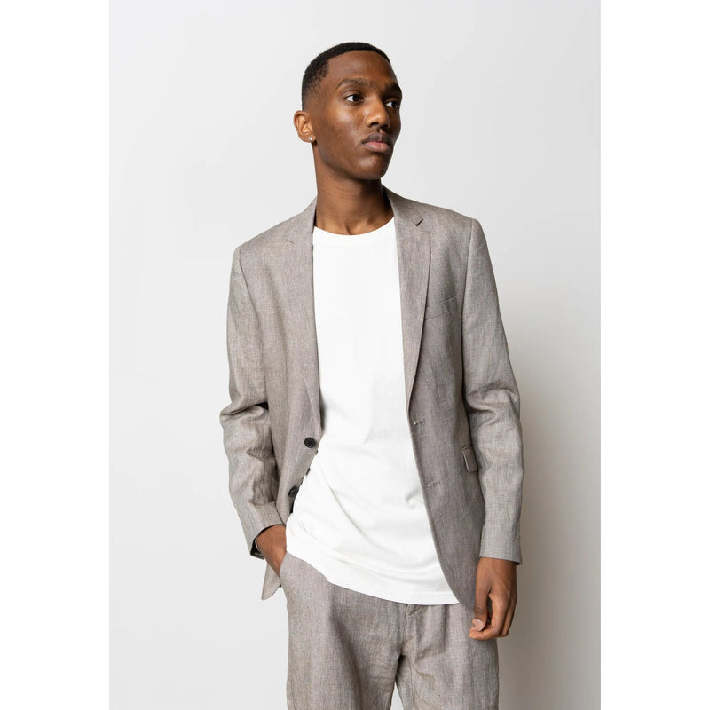 Clean Cut Copenhagen Roman Linen Blazer Khaki