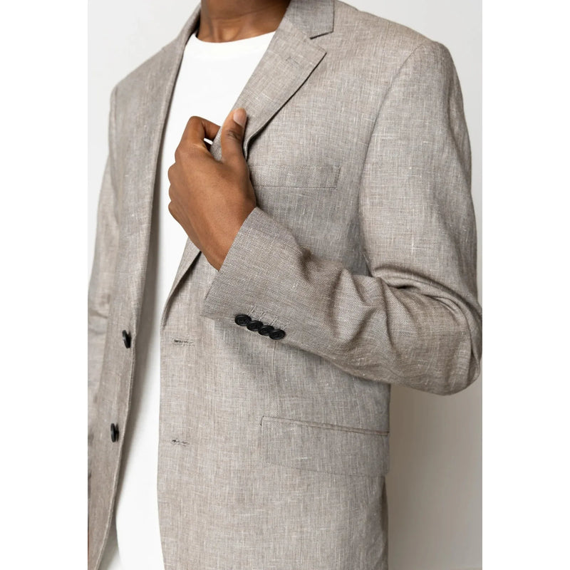 Clean Cut Copenhagen Roman Linen Blazer Khaki