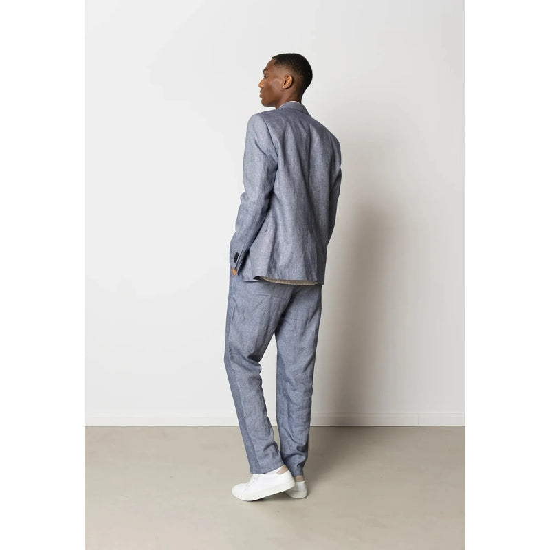 Clean Cut Copenhagen Roman Linen Blazer Navy