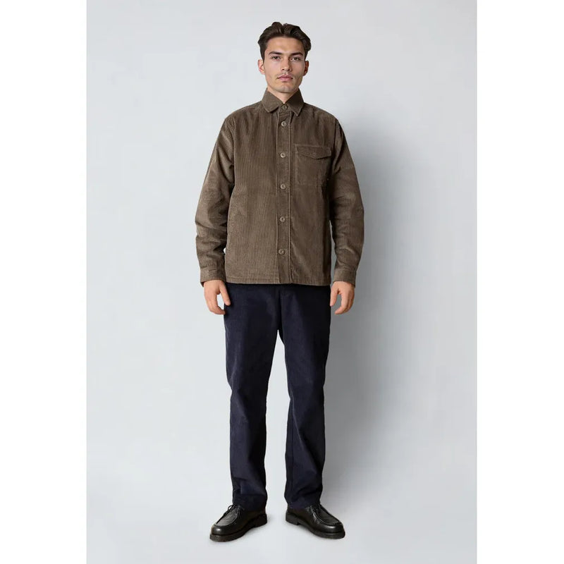 Silas Corduroy Overshirt Beige