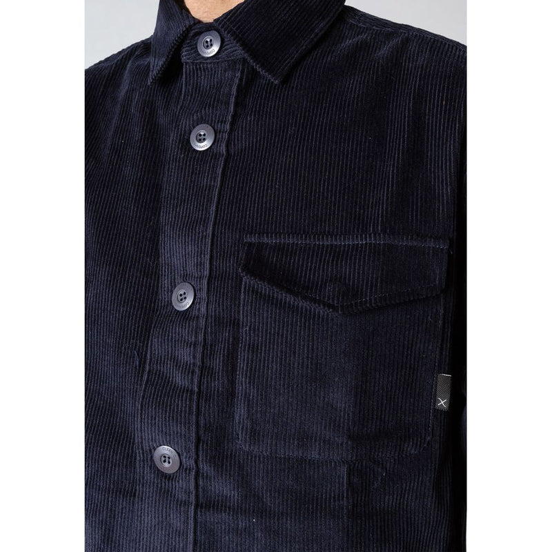 Silas Corduroy Overshirt Navy