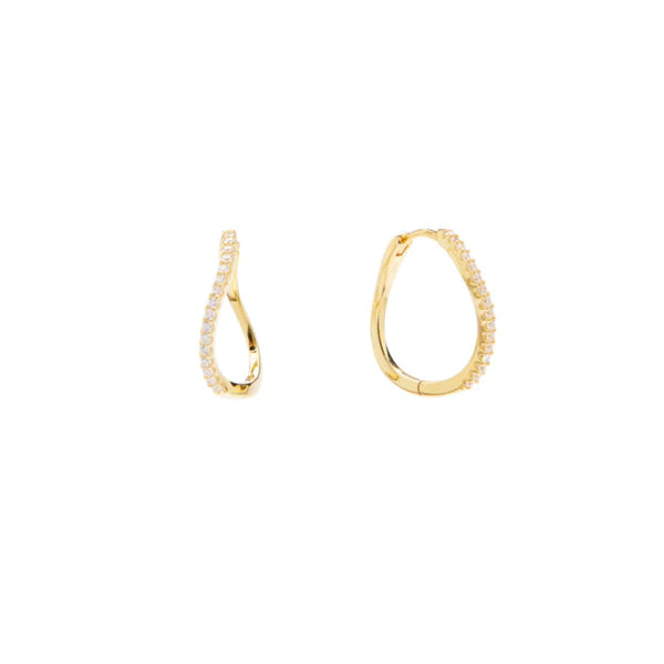 Amelia Petit Hoop Earrings Gold