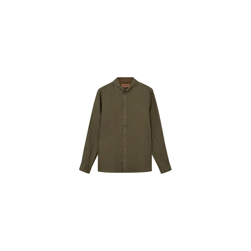 Mos Mosh MMGTheo Linen Shirt Olive