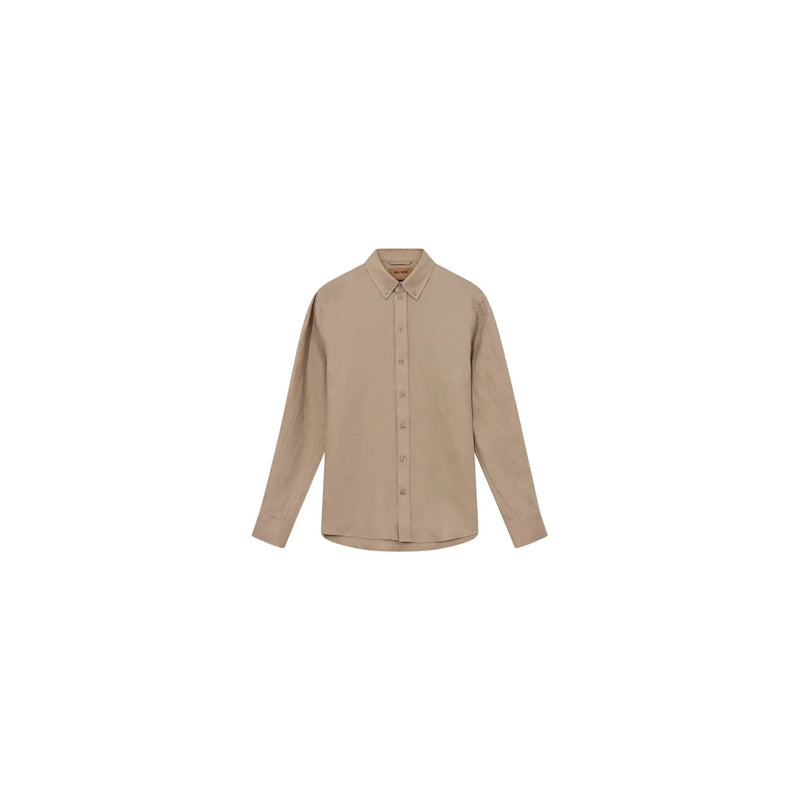 Mos Mosh Theo Linen Shirt Beige