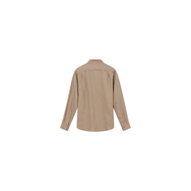 Mos Mosh Theo Linen Shirt Beige