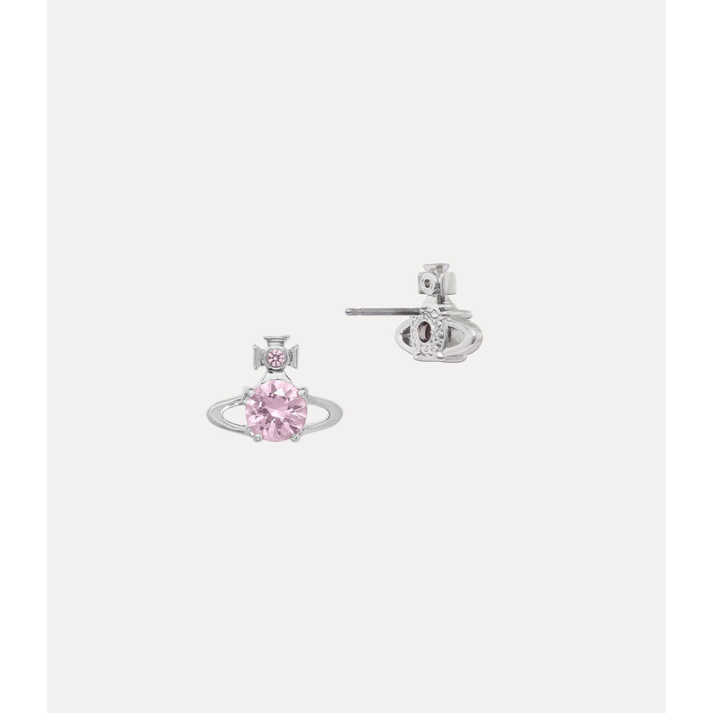 Reina Earrings Platinum/Pink