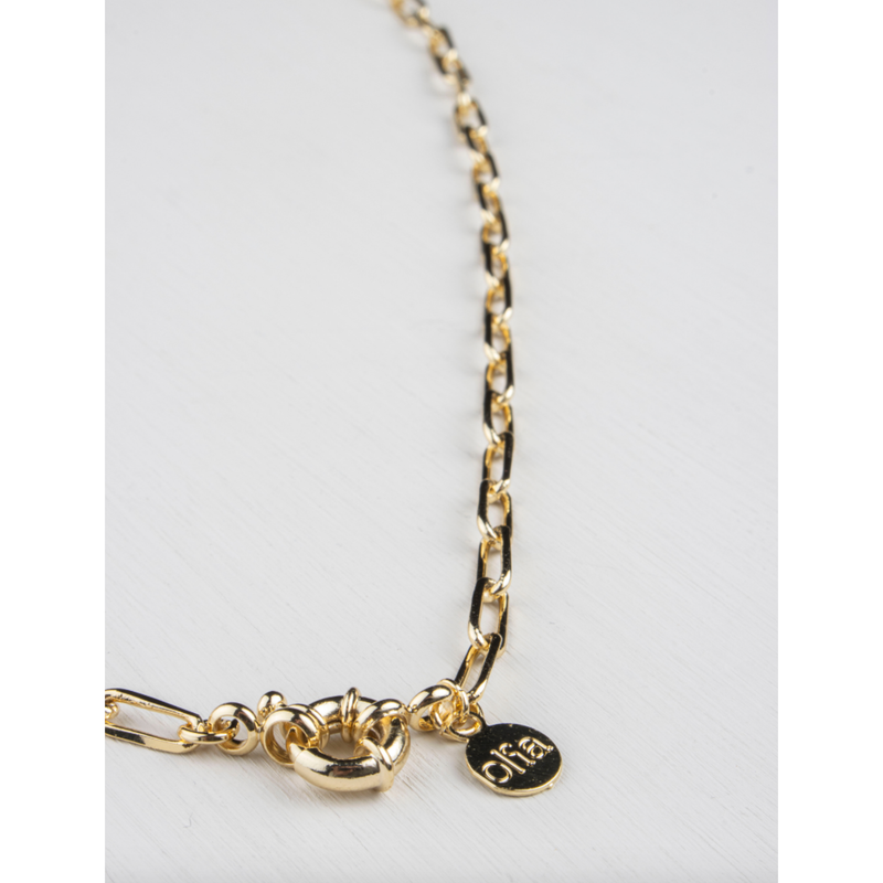Hannah Paperlink Necklace Gold Plated