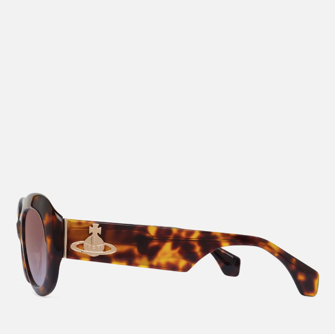 Oval 5051 Gloss Frame Sunglasses Tortoiseshell
