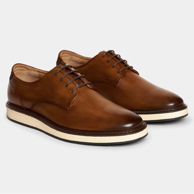 TGA by Ahler Calf Leather Shoes Tan
