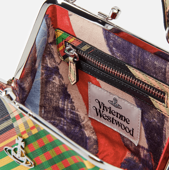 Granny Frame Purse Bag Combat Tartan - AgathaBoutiqueLtd