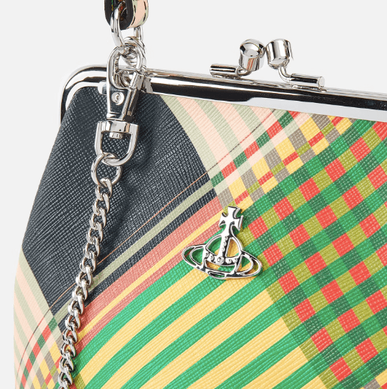 Granny Frame Purse Bag Combat Tartan - AgathaBoutiqueLtd