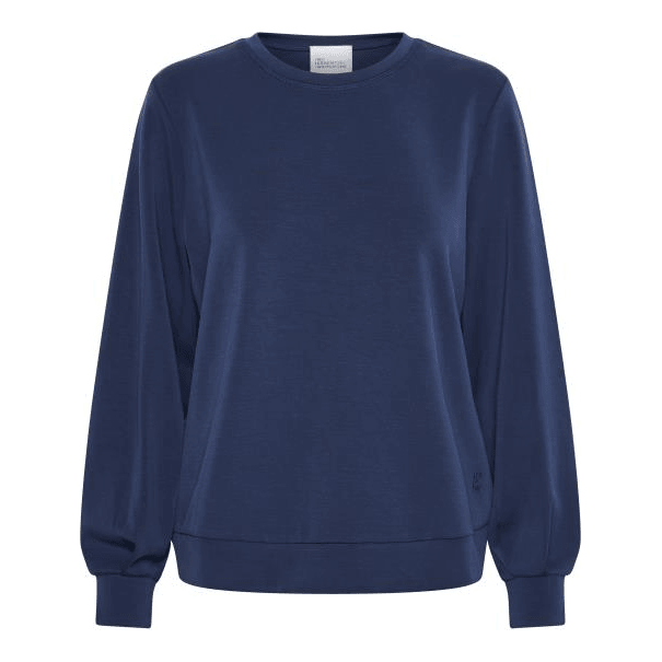 23 The Sweat Blouse Navy - AgathaBoutiqueLtd