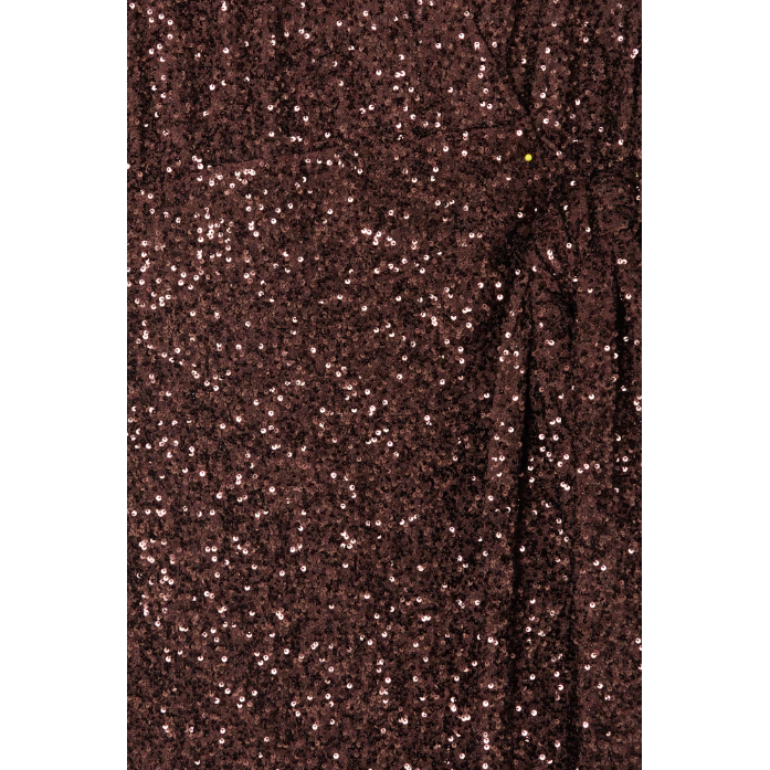 Sequin Vienna Dress Chocolate