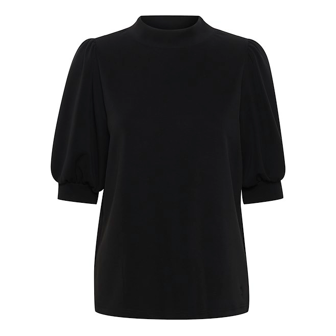 21 The Puff Blouse Black